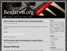 Tablet Screenshot of benjarvis.org